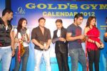 Shazahn Padamsee, Prateik Babbar, Sohail Khan, Tulip Joshi at Gold Gym calendar launch in Bandra, Mumbai on 24th Jan 2012 (46).JPG