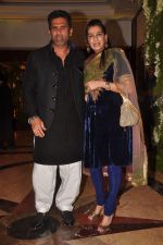Sunil Shetty, Mana Shetty at Ritesh & Genelia_s Sangeet Ceremony in Taj Lands end, Mumbai on 31st Jan 2012 (244).JPG