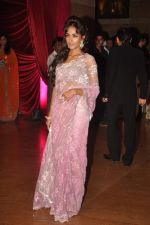 Jiah Khan at Genelia D_Souza and Ritesh Deshmukh wedding reception in Hotel Grand Hyatt, Mumbai on 4th Feb 2012 (37).JPG