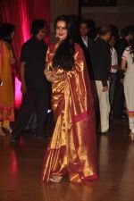Rekha at Genelia D_Souza and Ritesh Deshmukh wedding reception in Hotel Grand Hyatt, Mumbai on 4th Feb 2012 (144).JPG