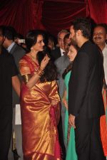 Rekha, Imran Khan, Avantika Malik at Genelia D_Souza and Ritesh Deshmukh wedding reception in Hotel Grand Hyatt, Mumbai on 4th Feb 2012 (174).JPG