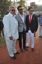 Abhay Deol, Siddharth Mallya, Vijay Mallya at Mcdowell Signature Derby day 1 in RWITC on 5th Feb 2012 (354).JPG