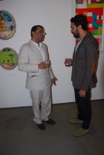 Imran Khan, Chetan BHagat at Trishla Jain_s art event in Mumbai on 10th Feb 2012 (58).JPG