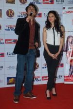 Aditi Rao Hydari, Ali Zafar at London Paris New York film valentine promotions in Cinemax, Mumbai on 14th Feb 2012 (15).JPG