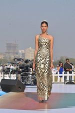 Model walk the ramp for Designer Azeem Khan showcases his latest collection at AGP Million Race in Mumbai on 19th Feb 2012 (133).JPG