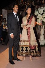 Arjun Rampal, Mehr Rampal at the Honey Bhagnani wedding reception on 28th Feb 2012 (23).JPG