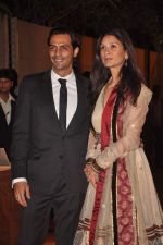 Arjun Rampal, Mehr Rampal at the Honey Bhagnani wedding reception on 28th Feb 2012 (40).JPG