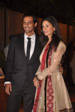 Arjun Rampal, Mehr Rampal at the Honey Bhagnani wedding reception on 28th Feb 2012 (41).JPG