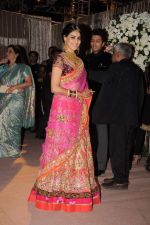 Genelia at the Honey Bhagnani wedding reception on 28th Feb 2012 (13).JPG
