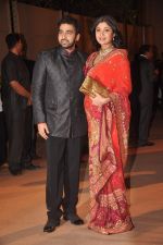 Shilpa Shetty, Raj Kundra at the Honey Bhagnani wedding reception on 28th Feb 2012 (229).JPG