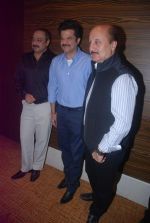 Anil Kapoor, Anupam Kher, Sachin Khedekar at Bilingual film Chhodo Kal Ki Baatein film launch in Novotel, Mumbai on1st March 2012 (52).JPG