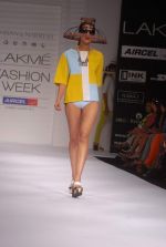 Model walk the ramp for Masaba Shivan Naresh Show at lakme fashion week 2012 on 2nd March 2012 (37).JPG