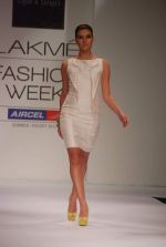 Model walk the ramp for Rajat Tangri Sailex Show at lakme fashion week 2012 on 2nd March 2012 (4).JPG