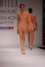 Model walk the ramp for Rajat Tangri Sailex Show at lakme fashion week 2012 on 2nd March 2012 (66).JPG