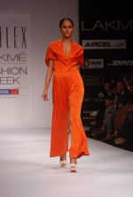 Model walk the ramp for Rajat Tangri Sailex Show at lakme fashion week 2012 on 2nd March 2012 (74).JPG