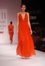 Model walk the ramp for Rajat Tangri Sailex Show at lakme fashion week 2012 on 2nd March 2012 (77).JPG