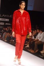 Model walk the ramp for Rajat Tangri Sailex Show at lakme fashion week 2012 on 2nd March 2012 (83).JPG