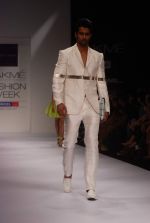 Model walk the ramp for Rajat Tangri Sailex Show at lakme fashion week 2012 on 2nd March 2012 (9).JPG