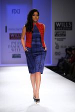 Model walks the ramp for Chandrani Singh Flora, Kartikeya, Isha, Dhruv at Wills Lifestyle India Fashion Week Autumn Winter 2012 Day 2 on 16th Feb 201 (147).JPG
