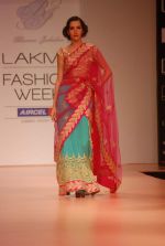 Model walk the ramp for Bhairavi Jaikishan Show at lakme fashion week 2012 Day 2 in Grand Hyatt, Mumbai on 3rd March 2012 (54).JPG