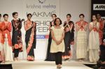 Model walk the ramp for Krishna Mehta Show at lakme fashion week 2012 Day 3 in Grand Hyatt, Mumbai on 4th March 2012 (1).JPG