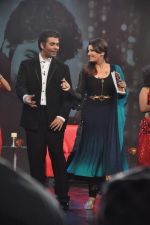 Raveena Tandon, Karan Johar on the sets of NDTV show with Raveena in Yashraj on 7th March 2012 (29).JPG