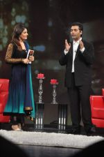 Raveena Tandon, Karan Johar on the sets of NDTV show with Raveena in Yashraj on 7th March 2012 (41).JPG