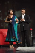 Raveena Tandon, Karan Johar on the sets of NDTV show with Raveena in Yashraj on 7th March 2012 (45).JPG