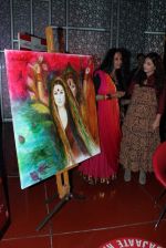 Vidya Balan at Kahani painting event in Cinemax on 8th March 2012 (27).JPG