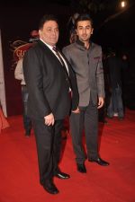 Ranbir Kapoor, Rishi Kapoor at The Global Indian Film & Television Honors 2012 in Mumbai on 15th March 2012 (531).JPG