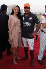Neha Dhupia, Maharaja of Jaipur Narendra Singh  at 3rd Asia Polo match in RWITC, Mumbai on 17th March 2012 (55).JPG