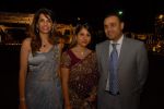 Latika Khaneja with Arti and Virender Sehwag at Reema Sen wedding reception in Mumbai on 25th March 2012.jpg