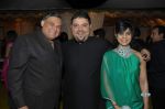 Riyaaz Amlani in the centre with Marut and Anusuya Sikka at Reema Sen wedding reception in Mumbai on 25th March 2012.jpg