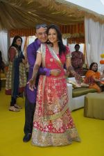 Shiv Karan Singh with Reemma Sen at Reema Sen wedding reception in Mumbai on 25th March 2012 (3).jpg