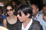 Shahrukh Khan, Katrina Kaif snapped at airport arrival in Mumbai on 27th March 2012 (8).jpg