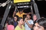 Akshay Kumar, Asin Thottumkal, John Abraham at Housefull 2 air balloon music promotions in Mumbai on 1st April 2012 (50).JPG