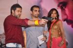Emraan Hashmi, Kunal Deshmukh, Esha Gupta at Jannat 2 music launch on 3rd April 2012 (65).JPG