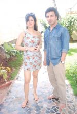 Sonal Sehgal and Aamir Bashir on location of film Future Toh Bright Hai Ji on 1st April 2012 (2).JPG