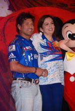 Sachin Tendulkar, Nita Ambani at Mumbai Indians Mickey merchandise launch in Trident, Mumbai on 5th April 2012 (5).JPG