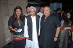 Deepali Narula, Javed Akhtar and Shujaat Khan at the launch of singer Azaan Khan_s debut album Philo- sufi in New Delhi on 30th March 2012.JPG