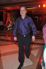 ANUPAM KHER at Bappa Lahiri wedding reception in J W Marriott, Juhu, Mumbai on 20th April 2012.JPG