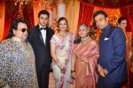 BAPPI, HARSH, SHEFALI VERMA, JAYA AND MAHENDRA VERMA at Bappa Lahiri wedding reception in J W Marriott, Juhu, Mumbai on 20th April 2012.JPG