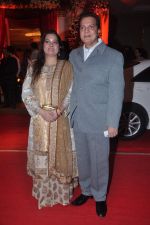 LALIT WITH WIFE at Bappa Lahiri wedding reception in J W Marriott, Juhu, Mumbai on 20th April 2012.JPG