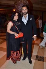MONA AND SUDHANSHU PANDEY at Bappa Lahiri wedding reception in J W Marriott, Juhu, Mumbai on 20th April 2012.JPG
