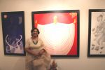Artist Devyani Parikh at curator Nitin Shete_s Eclectic Blend exhibition.JPG