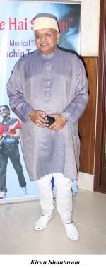 Kiran Shantaram at a musical tribute to Sachin Tendulkar by Hemant Tantia in Mumbai on 24th April 2012 Kiran Shantaram at a musical tribute to Sachin Tendulkar by Hemant Tantia in Mumbai on 24th April 2012.jpg