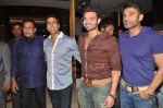 Akshay Kumar, Sunil Shetty, Mithun Chakraborty, Mimoh Chakraborty at the first look of movie Tukkaa Fit in Novotel, Mumbai on 11th May 2012 (11).JPG