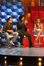 Sanjay Dutt, Navjot Singh Sidhu, Isa Guha on the sets of Extra Innings in R K Studios on 12th May 2012 (23).JPG