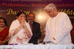 Lata Mangeshkar, Javed Akhtar at Javed Akhtar_s Bestsellin_g Book Tarkash Launched in Marathi on 19th May 20112 (58).JPG
