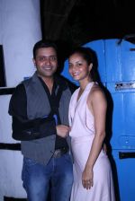 Ash Chandler & Junelia Aguiar at Olive Bandra Celebrates release of the Film Love, Wrinkle- Free in Mumbai on 29th May 2012.JPG